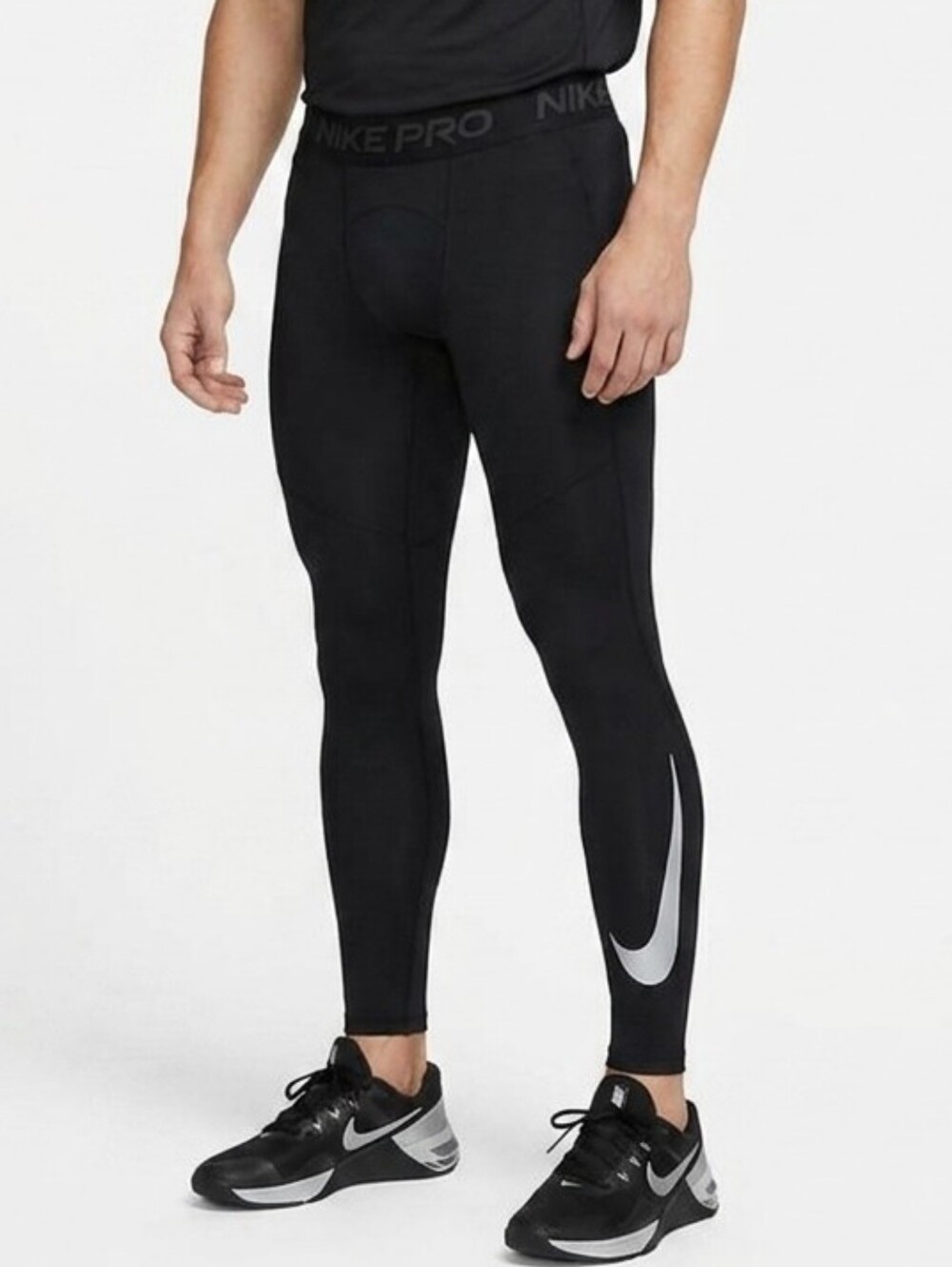 Nike Kids Black Warming Sports Compression Pants/tights
